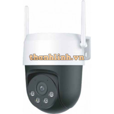 Camera PT WiFi ống kính cố định quay quét ngoài trời 3MP Kabe Vision KX-S3L